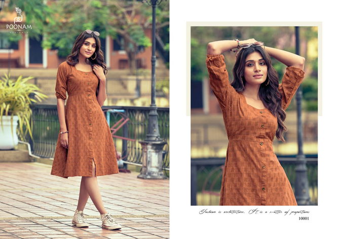 Poonam Stella Short Party Wear Kurtis Catalog
